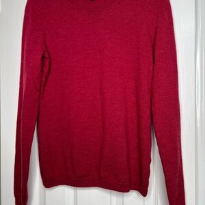 Banana Republic 93% Merino Wool Blend Sweater - Burgundy - Size Medium EUC